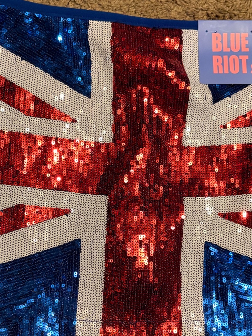 Blue Riot Miniskirt - Picture 4 of 4